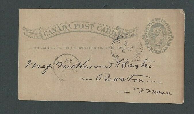 1887 Canada One Cent Pale Gray