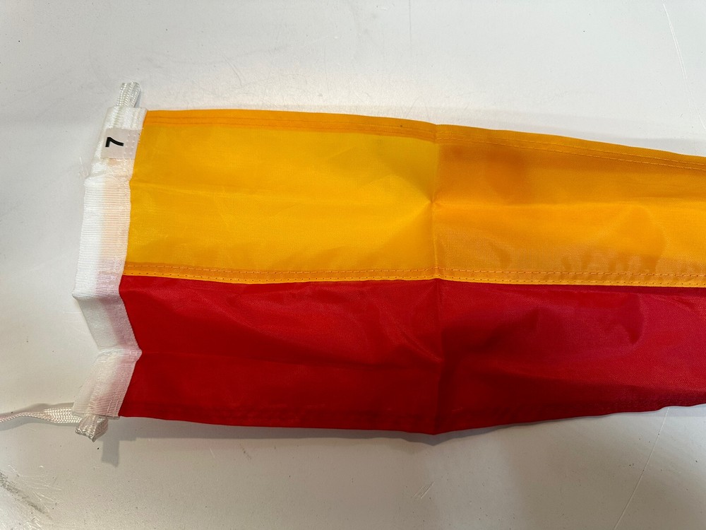 PLASTIMO Nautical Courtesy Code Flag 7 Boat Yacht Flags 20 X 63cm