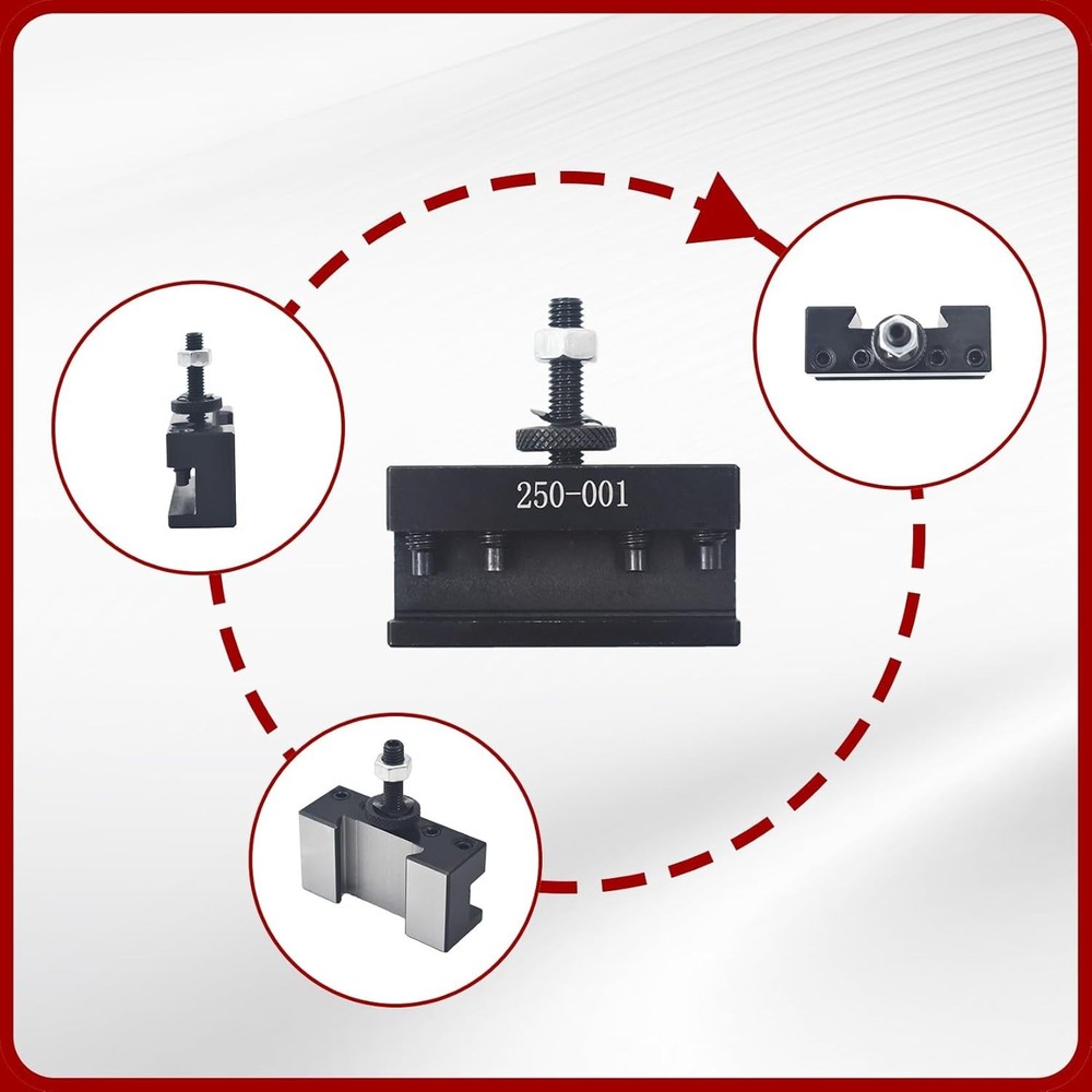 OXA Quick Change Lathe Tool Post Holder 250-001 - Precision Engineering