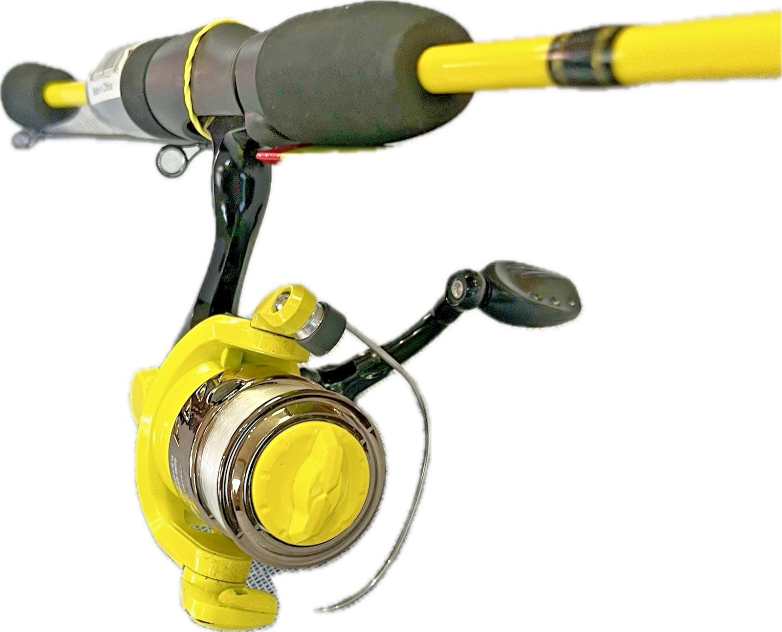 NEW APACHE Spinning Reel 5.5:1 Ratio w 4’6” LEWS Crappie Slab Shaker Lt Wt Rod