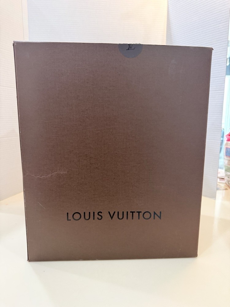 Louis Vuitton Large Gift Box Authentic LV Brown Rigid Storage Presentation Box