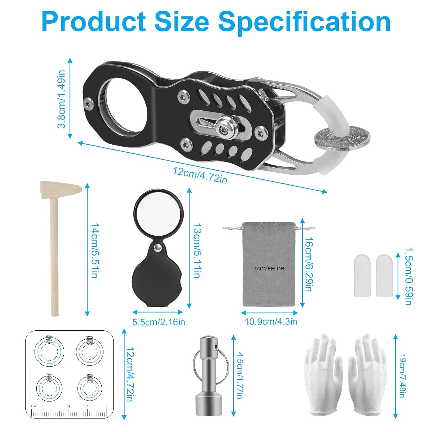 The Pocket Coin Ping pinger Tester Kit, Gold & Silver Coin Ping Testing- Coin Va