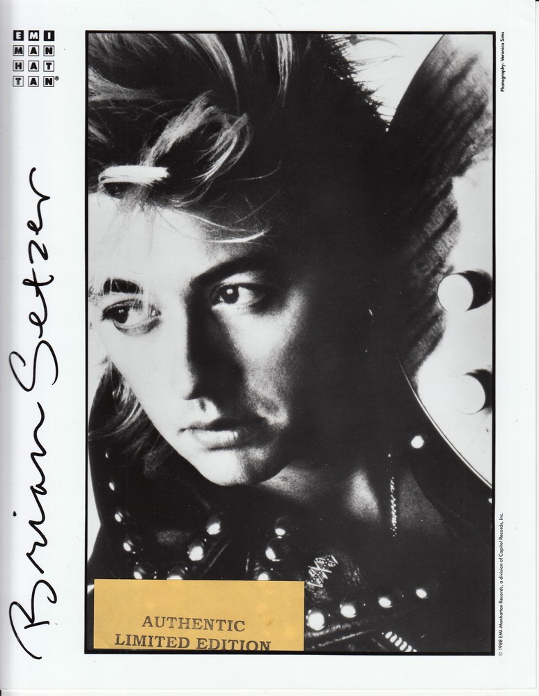 brian setzer limited edition press kit