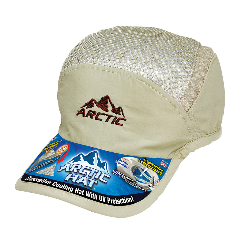 Arctic Hat ACAP-CD6 Evaporative Polyester/Polyethylene Cooling Cap