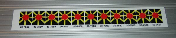 Williams SCORPION Pinball Machine Drop Target Decal Set