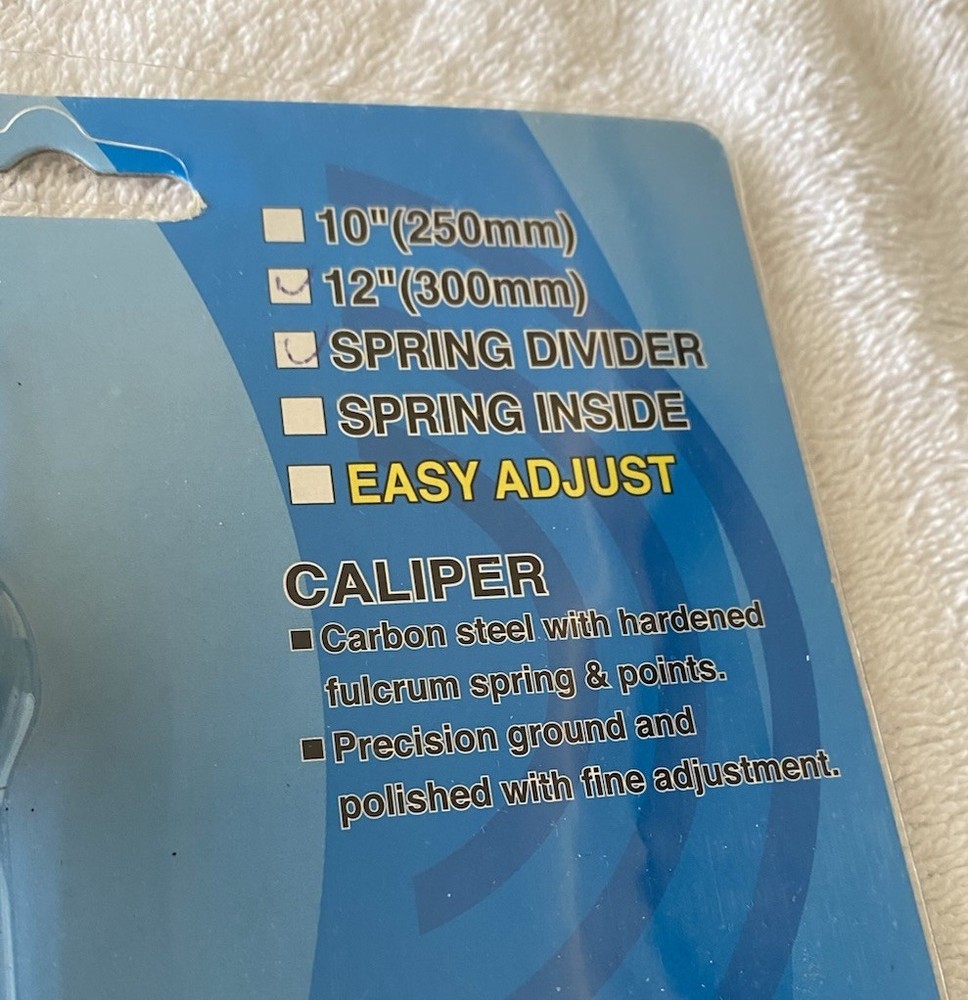 Toolmaker Caliper 12 Inch Spring Divider - NEW