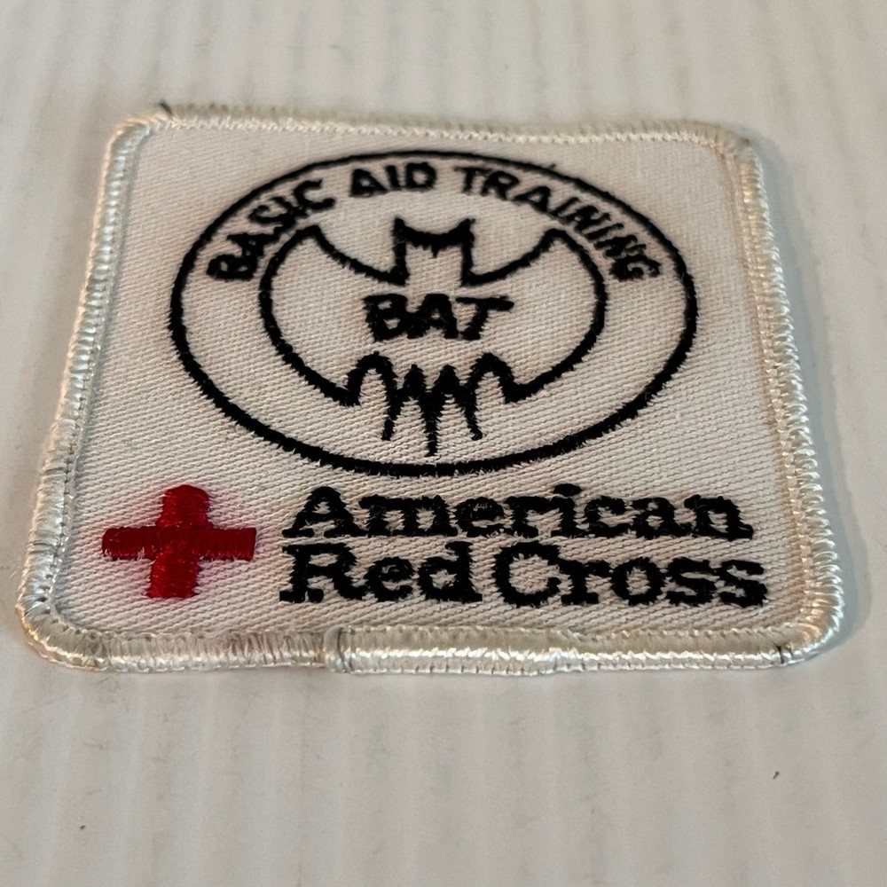 American Red Cross Basic Aid Training 3x2¾ patch