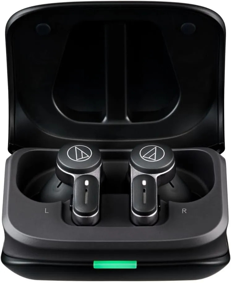 Audio-Technica ATH-TWX7BK Wireless Earbuds (Black)
