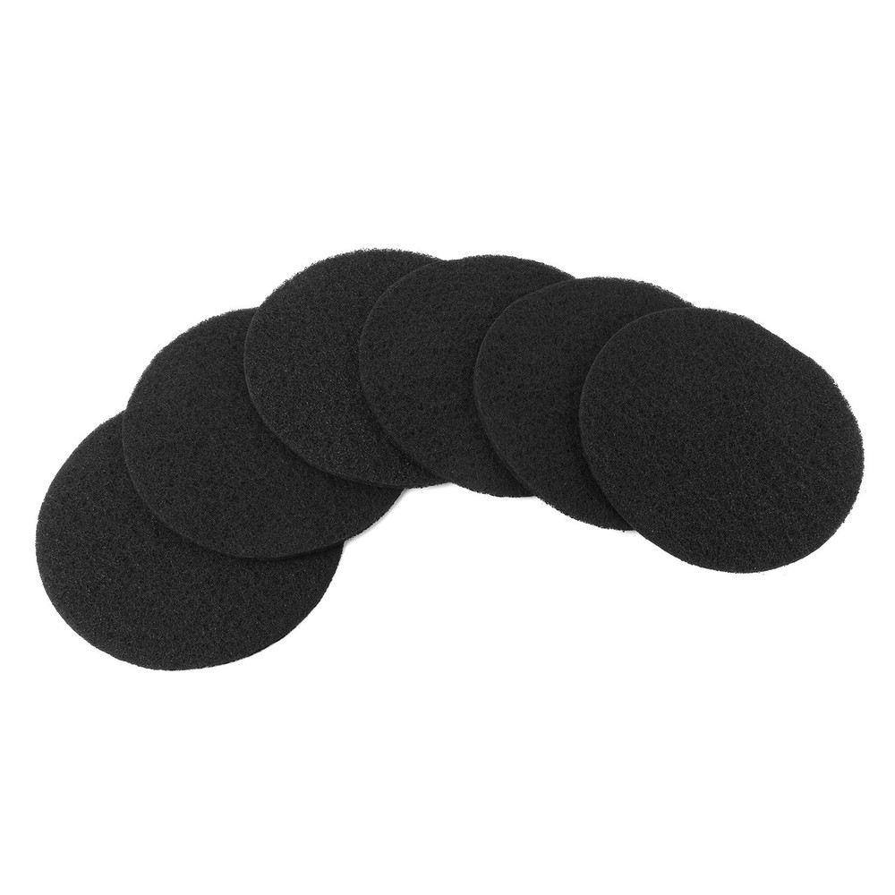 Charcoal Filter Replacements Kitchen Compost Bin Round 6.7" 0.4" Thick 6 Pcs