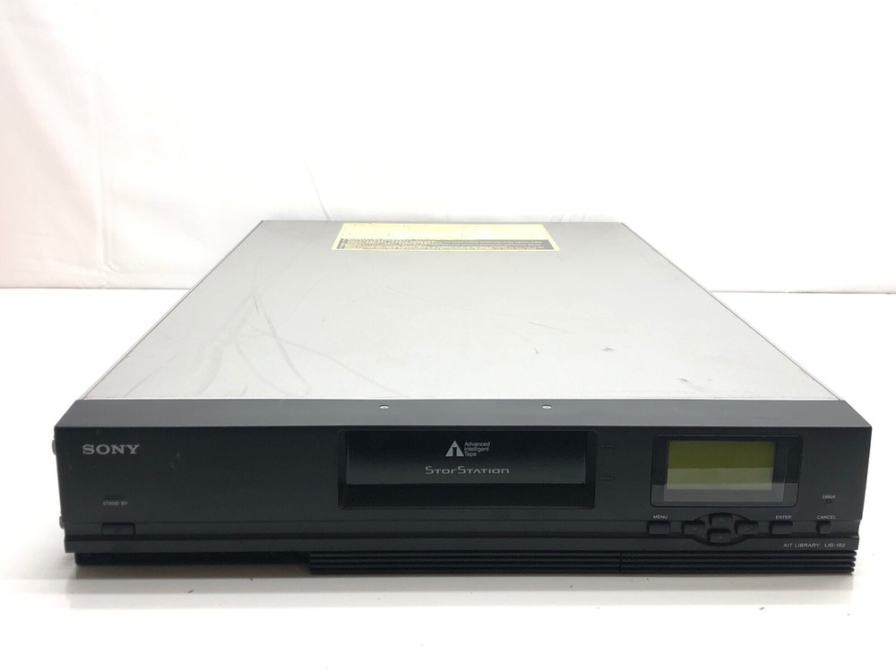 Sony LIB-162  Autoloader Tape Drive Library Storage Unit W/ Power Cord