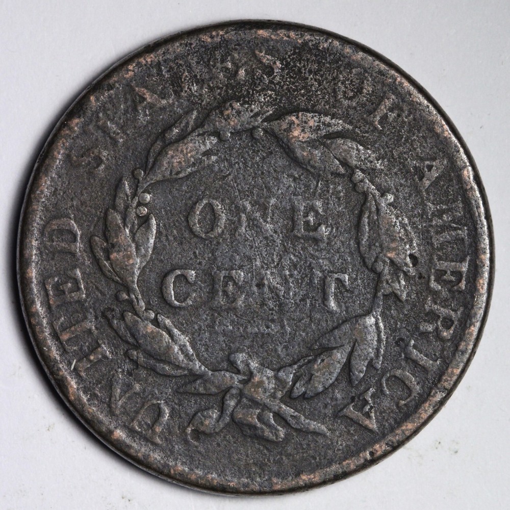 1818 Coronet Head Large Cent CHOICE GOOD+ E305 YB