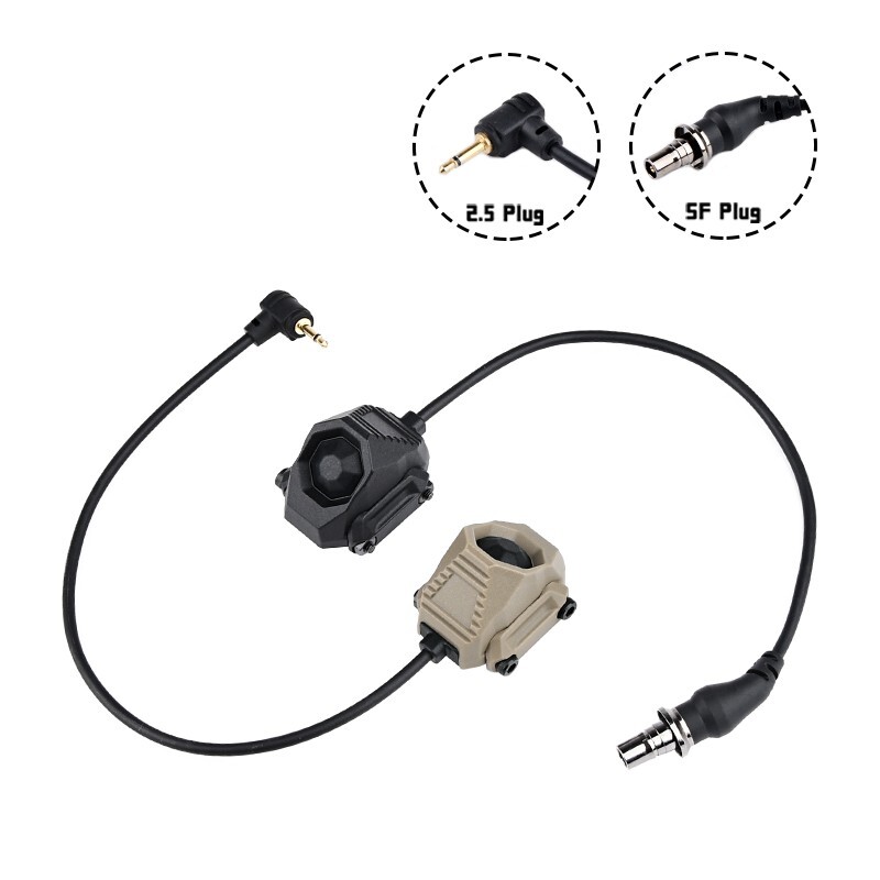 Tactical Flashlight Modbutton Switch Hunting PEQ DBAL NGAL OGL Laser SF Light