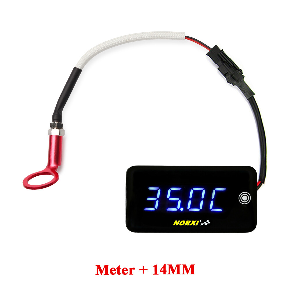 koso Motometer Engine temperature Volt Time 3 in 1 LED Display NORXI Automatic
