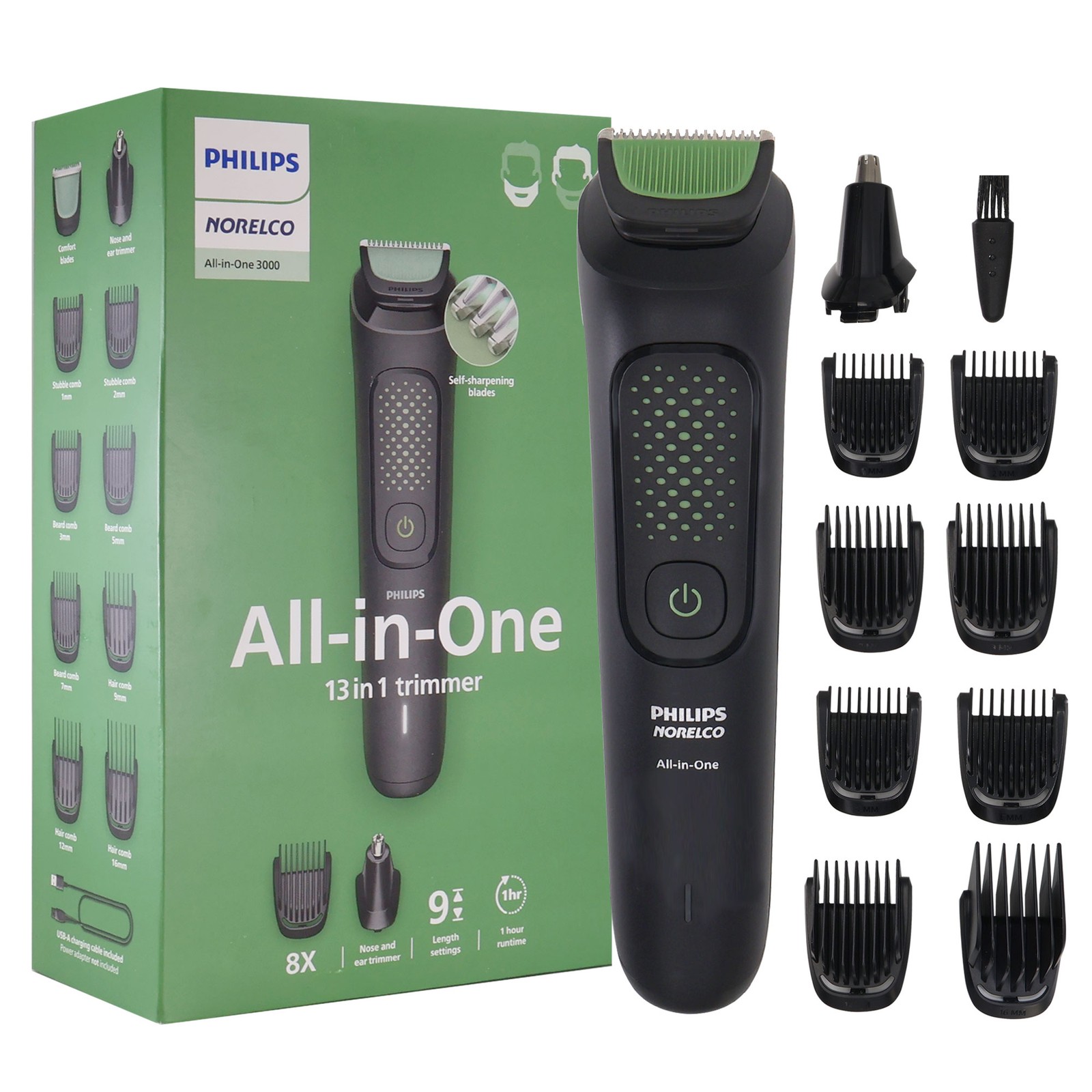 Philips Norelco All-in-One 3000 Series 13 in 1 Trimmer MG3919/50