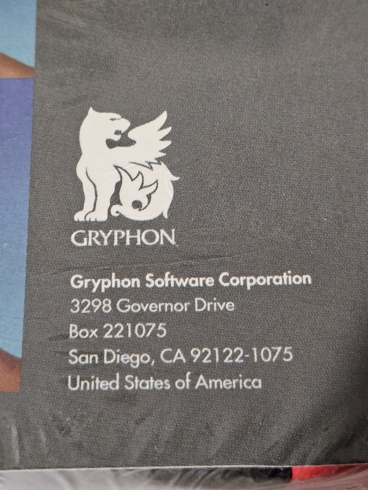 Gryphon Morph Special effects software Mac CD-ROM, 1992 Sealed Box Original