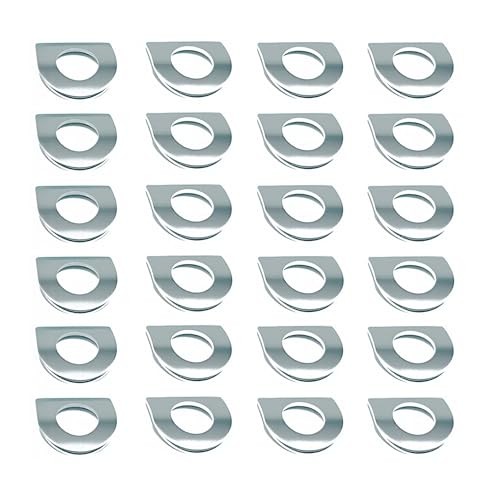 Motorcycle 24Pcs Footpeg Support Bar Spring Washer for Harley Models Chrome#24