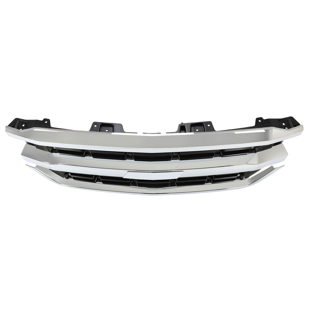 For 2016-2019 17 18 Chevrolet Silverado 1500 Chrome Front Upper Grille Grill