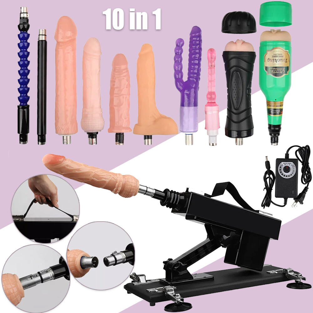 Electric Women Sex Machine Toy Fucking-Love-Masturbation- With 10 Dildos