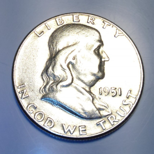 Franklin Half Dollar: 1951                                         (5040-25)