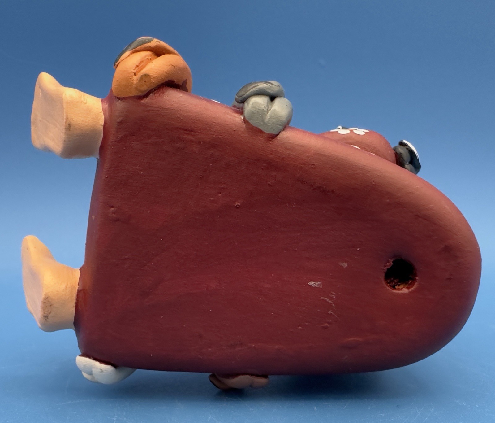 Handmade Peruvian Folk Art Pottery Storyteller Figurine - Woman with 7 Cats