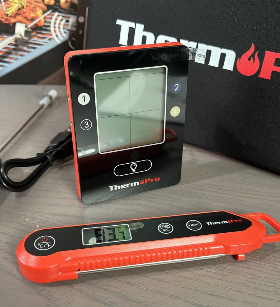 ThermPro Smart Bluetooth Grill Thermometer Bundle NIOB