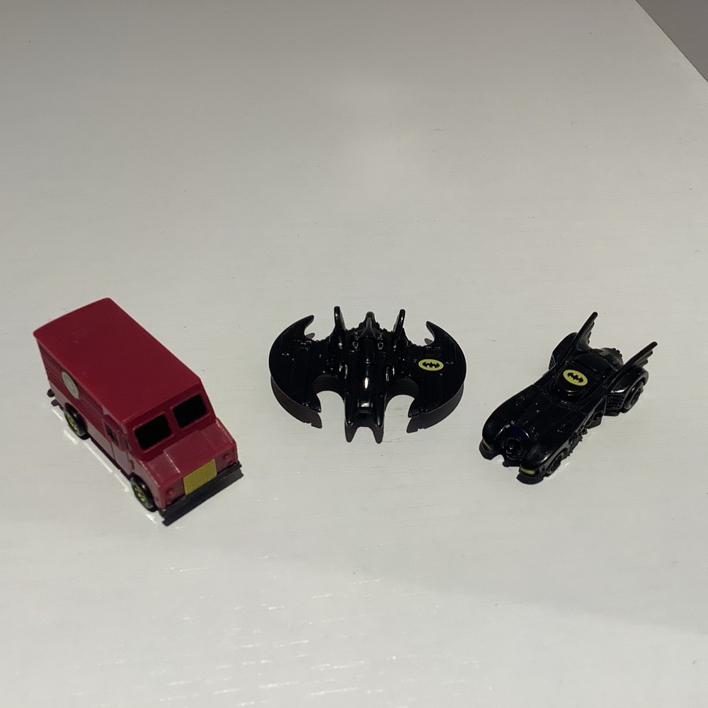 ERTL - Micro Machine Batman Bundle - Batwing - Batmobile - Joker Van - 1989