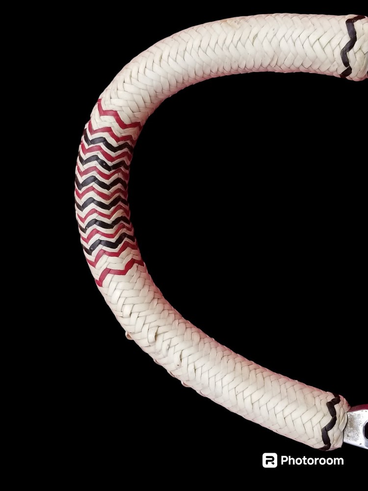 Mechanical Hackamore Rawhide Braided Noseband