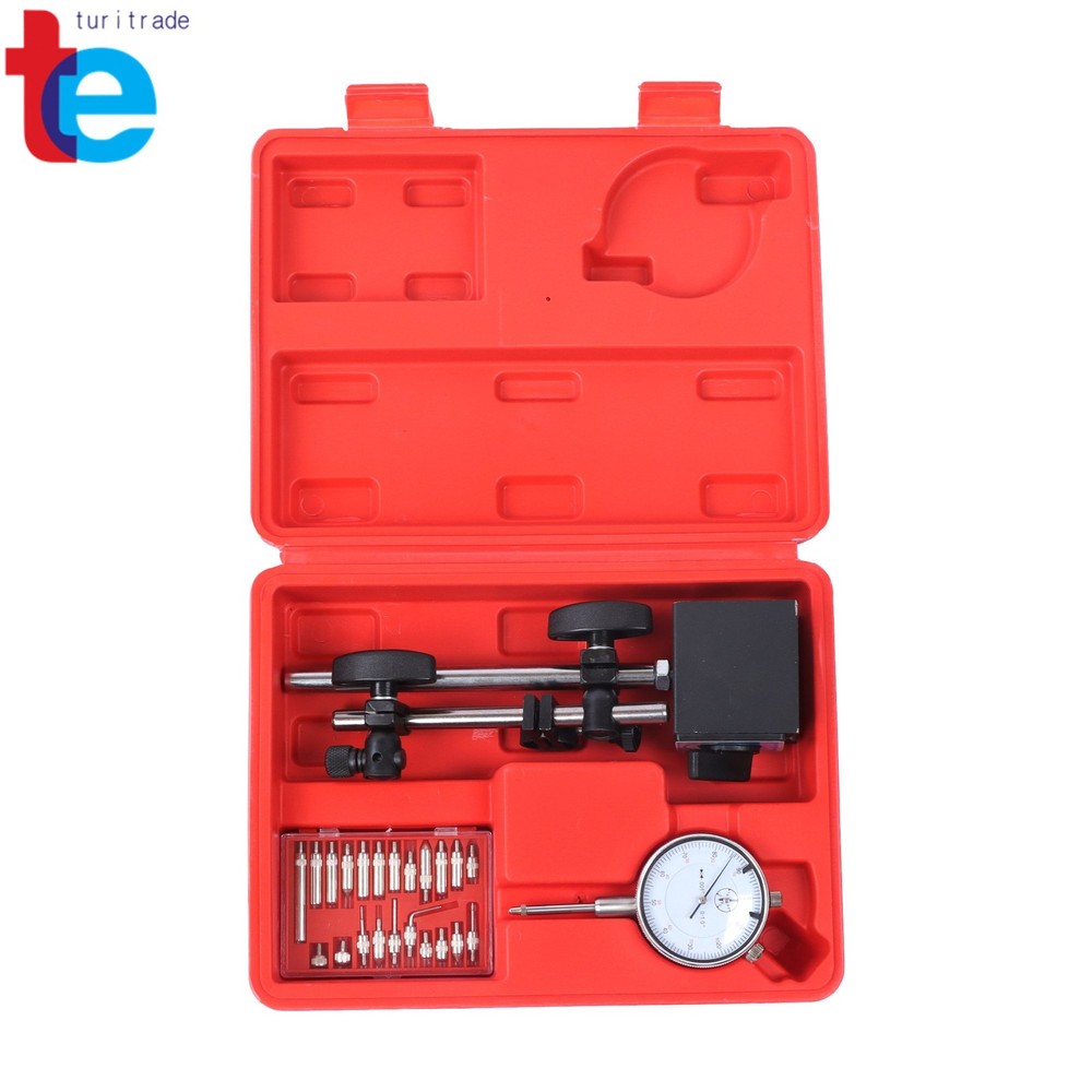 Magnetic Base with Dial Indicator & Point Precision Inspection Set Measuring Kit