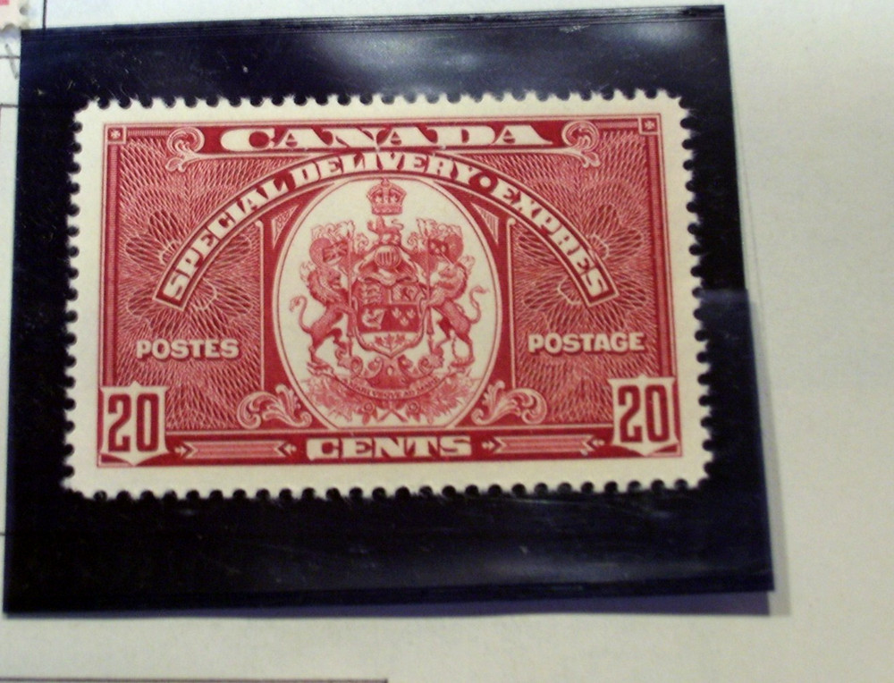 Canada Stamp Scott #E8, 20c, Special Delivery, MH, VF Centered