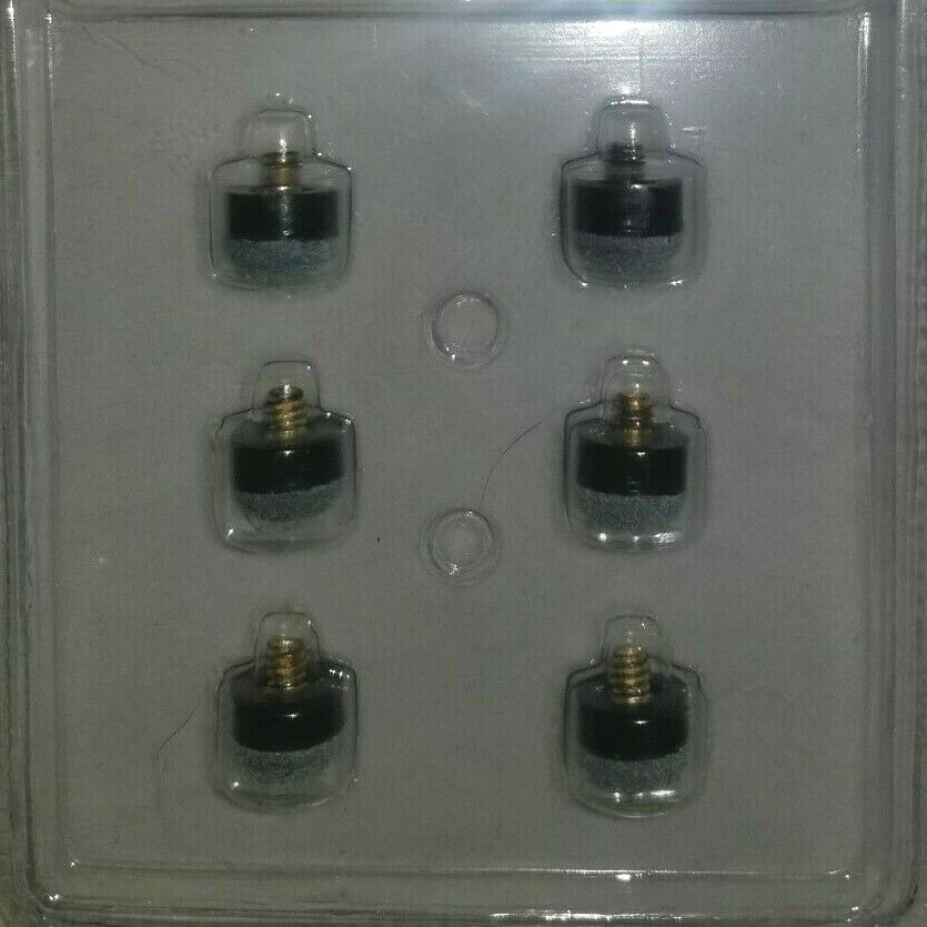 Pool Cue Screw On Tips 6 pk