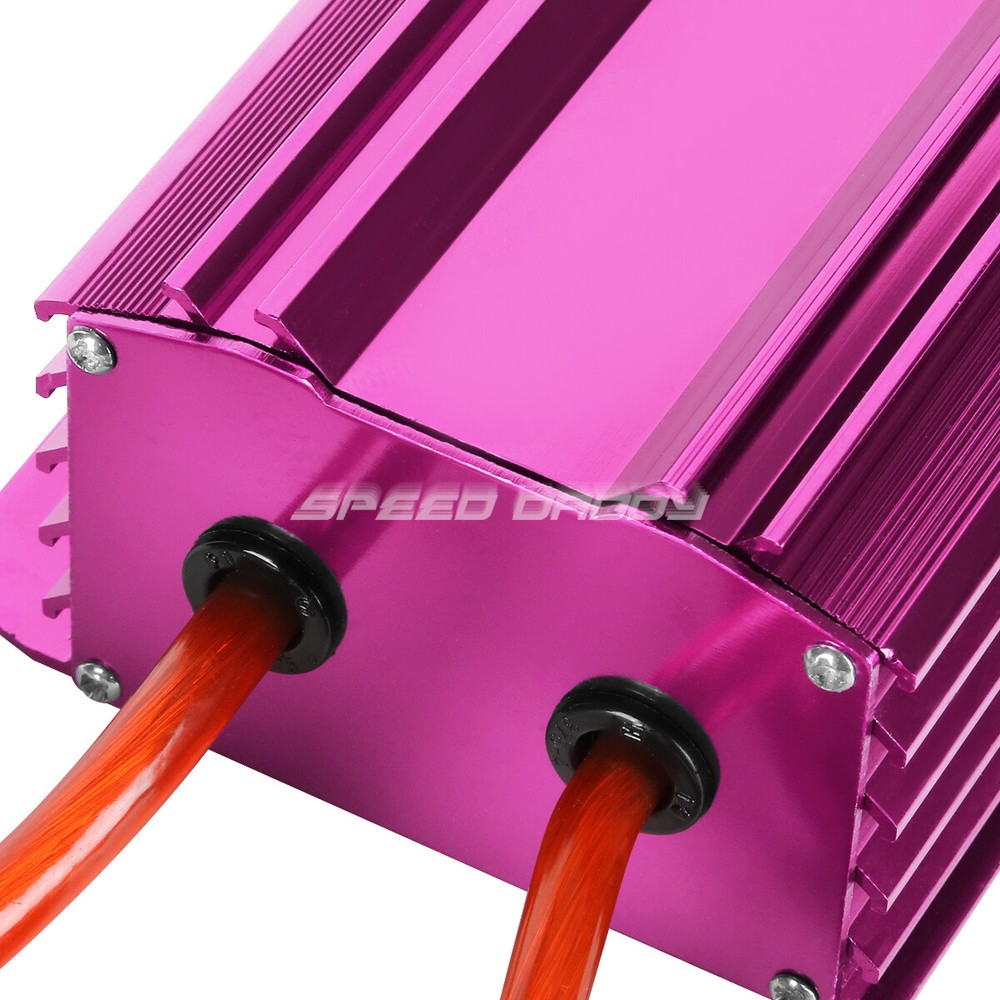 HIGH EFFICIENCY UNIVERSAL CAR BATTERY VOLTAGE STABILIZER REGULATOR+CABLE PURPLE