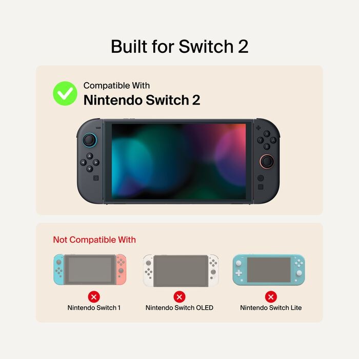 Gaming Charging Case 20W for Nintendo Switch 2, Sage Green
