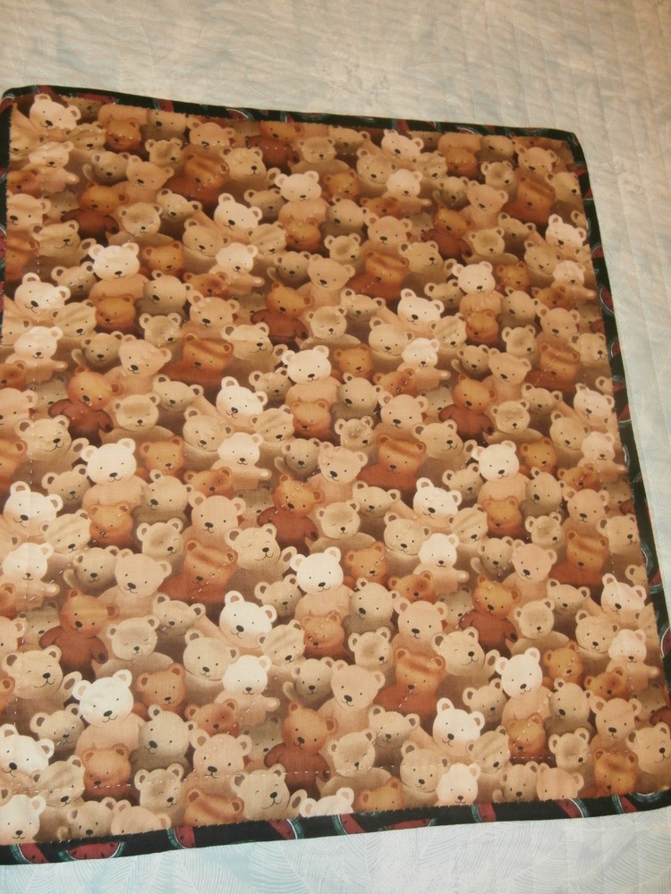 KITTY CAT patchwork QUILT art 19" x 21"L