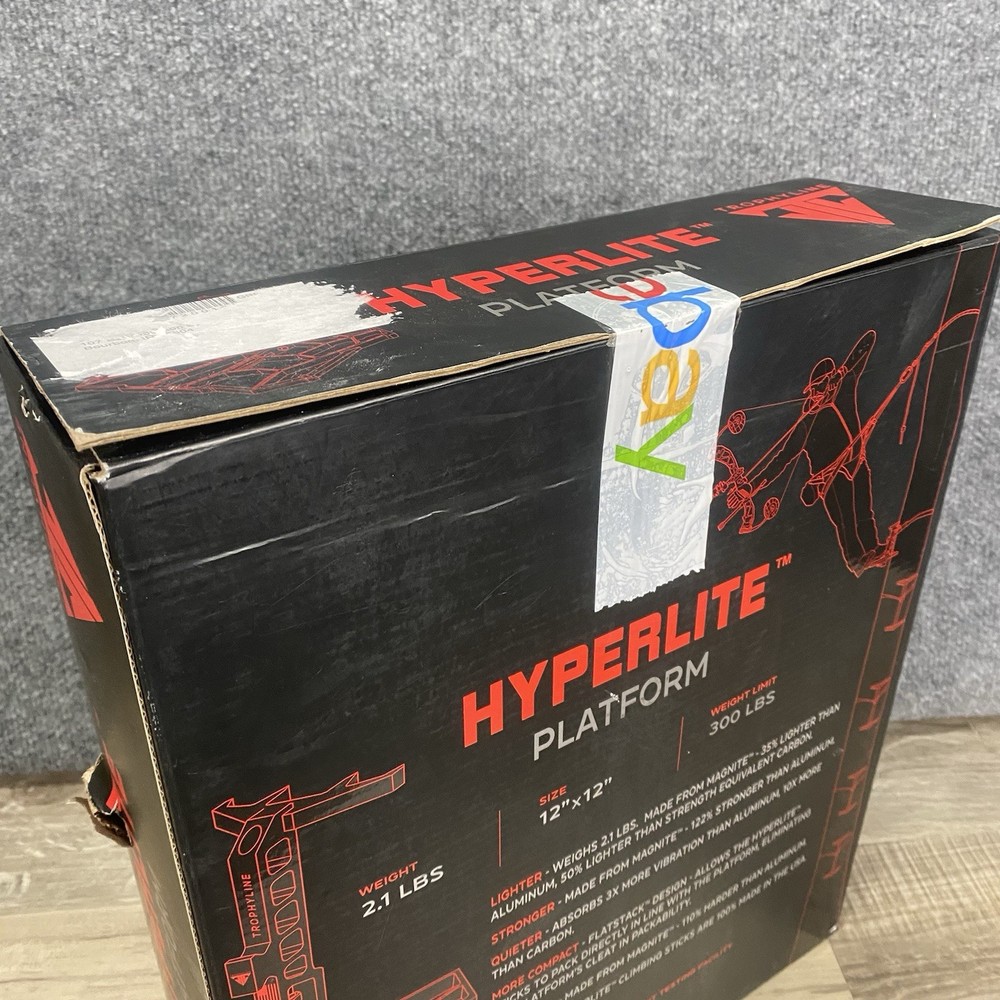 TrophyLine Hyperlite Platform Saddle Hunting Platform New *READ