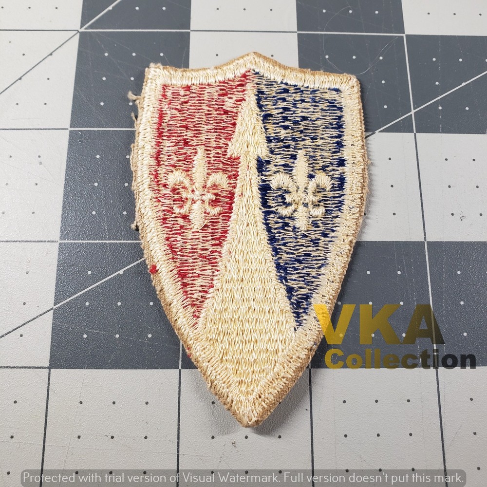 Cut Edge WWII COMZ European Communication Zone Patch