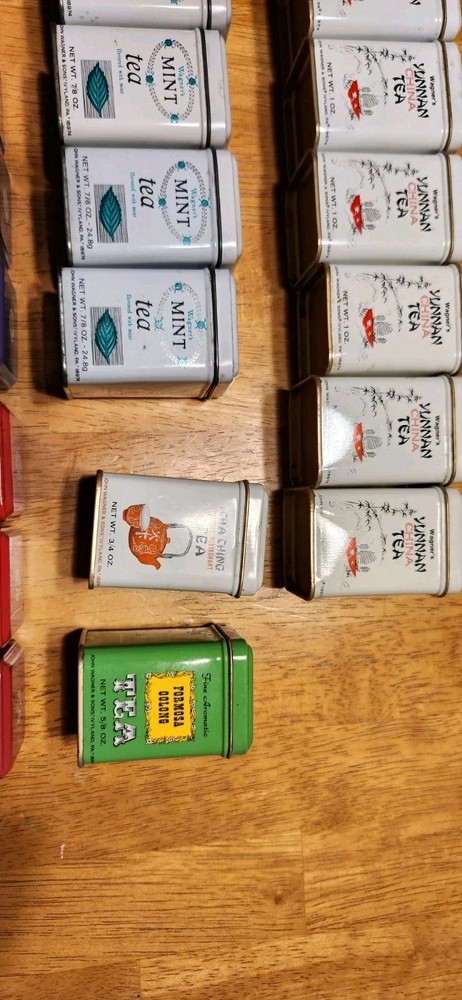 John Wagner & Sons Vintage Tea Cans