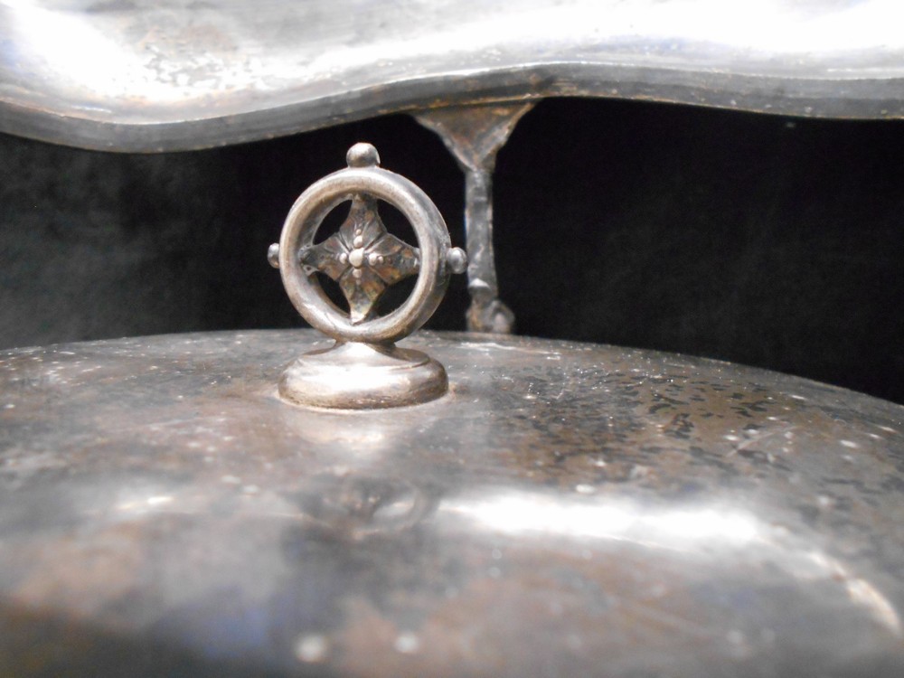 Reed & Barton Footed Oval Centerpiece 2040 Silver Plate Hollowware Vintage