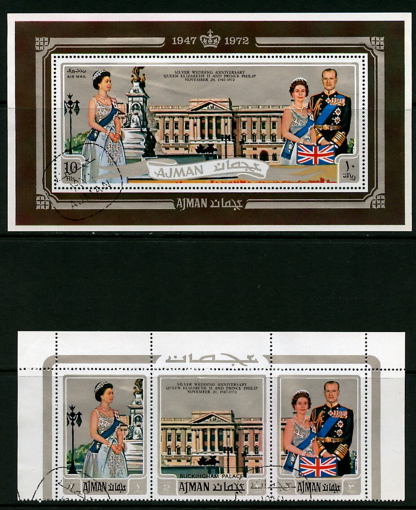 1972, SILVER WEDDING, COMMON DESIGN, USED (GB477)
