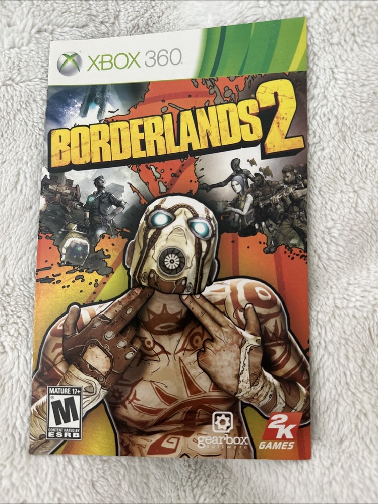 XBOX 360 Manual Only Borderlands 2