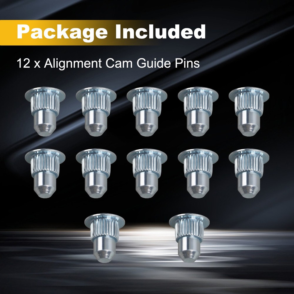 12x Front Alignment Cam Guide Pin for Escalade Base ESV 2002-2017 Models