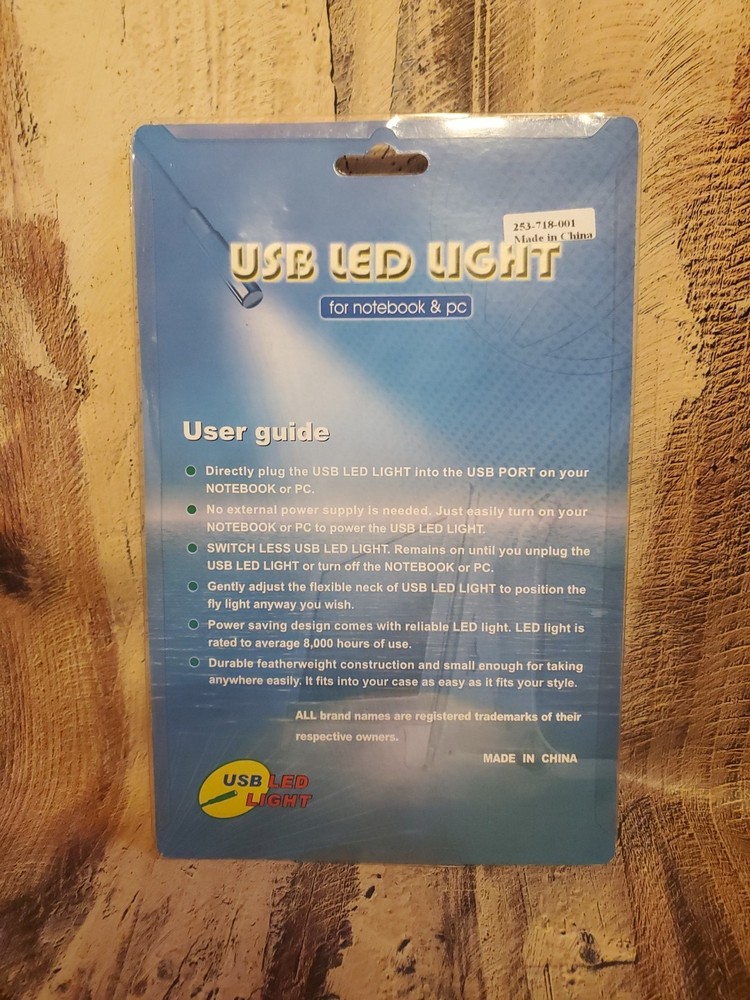 USB LED Light For Notebook Or PC NEW