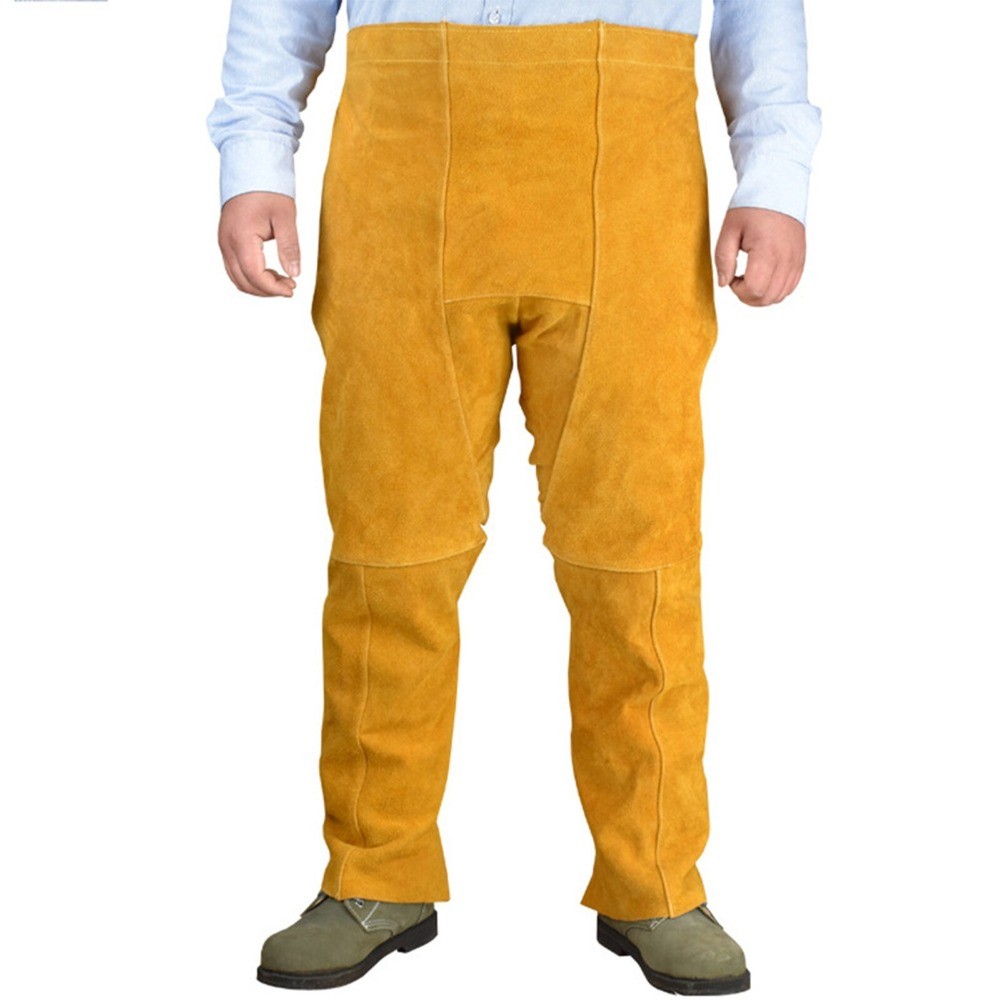 Fire Resistant-Chaps Adjustable Welding-Chaps Adjustable Buttons Cut Resistant