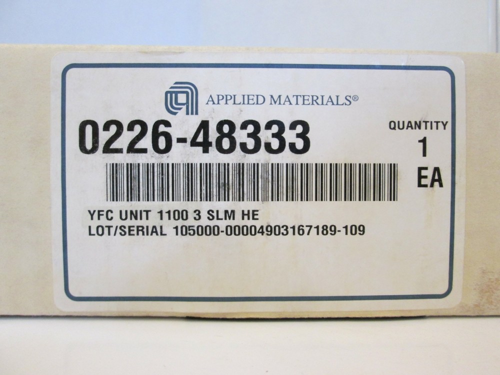 Unit YFC-1100 Mass Flow Controller, He, 3 SLM, Refurbished