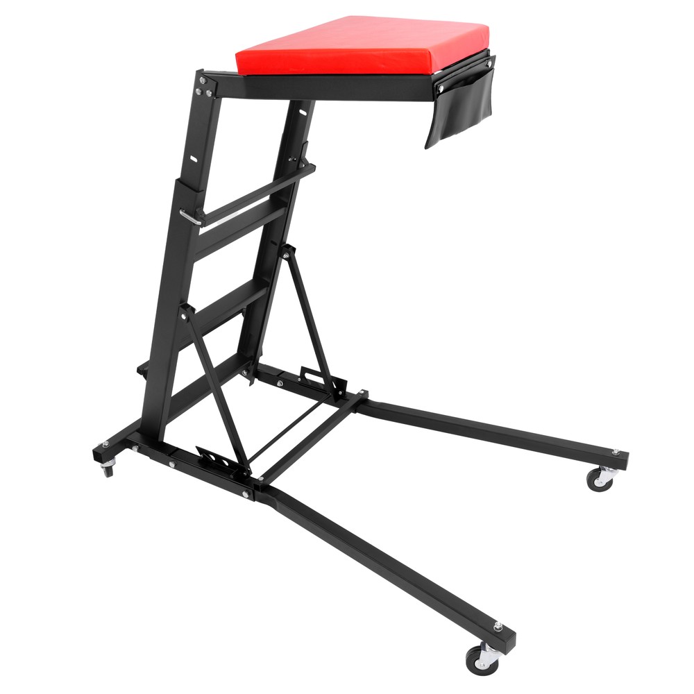 Automotive Topside Creeper Adjustable Height w/ 4 Wheels Engine Movable Ladder