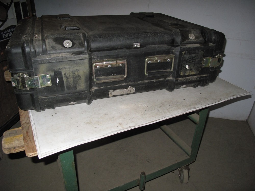 Rackmount 4U 19x24 ECS Composite Shockmount Electronics Black Equipment Case x