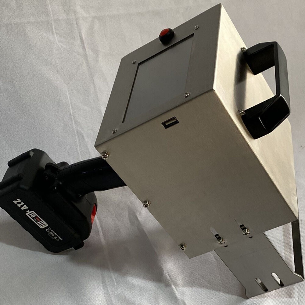 Portable Metal VIN Code Engraving Printer Touch Screen Dot Peen Marking Machine