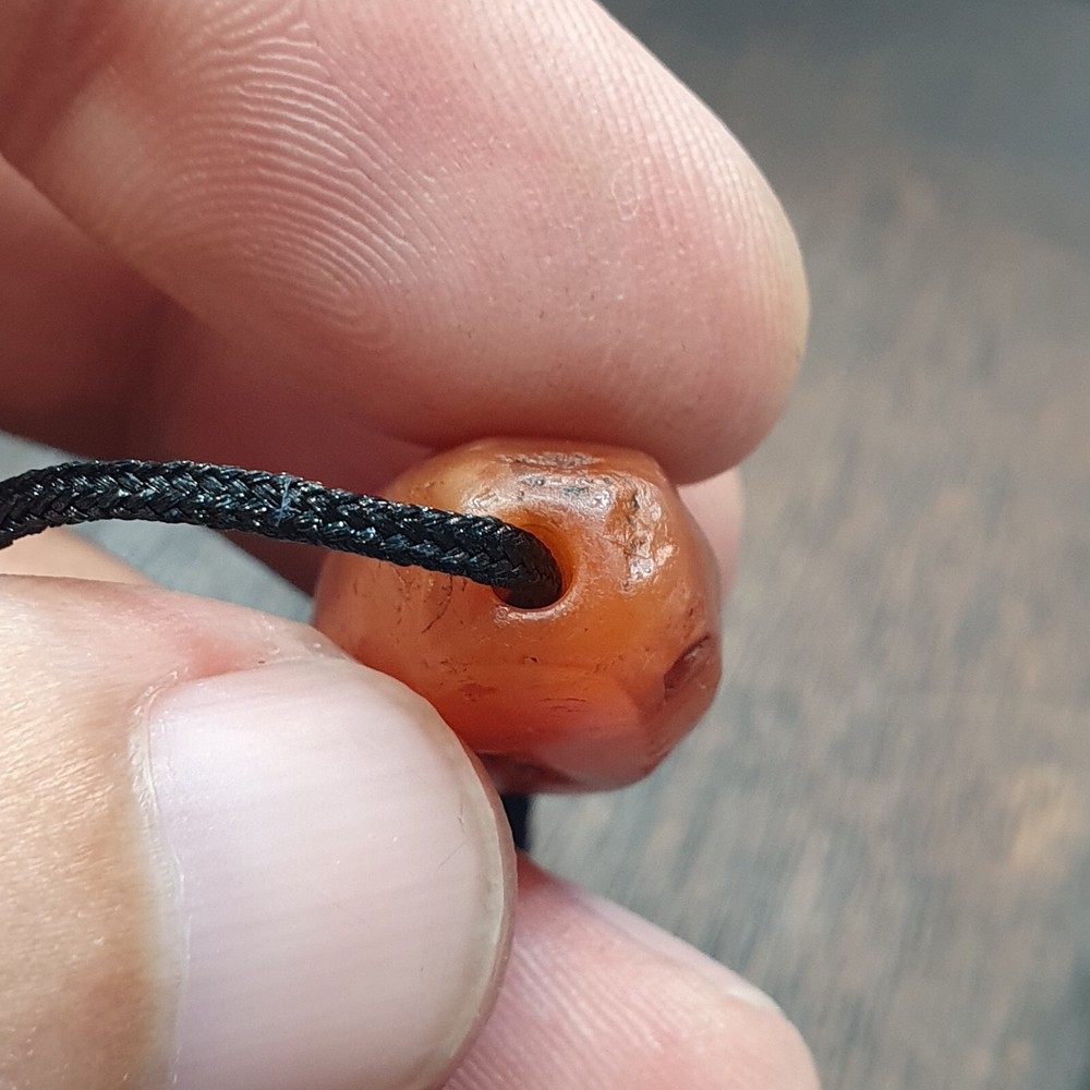 Ancient Antique Carnelian Middle eastern African AGATE Bead