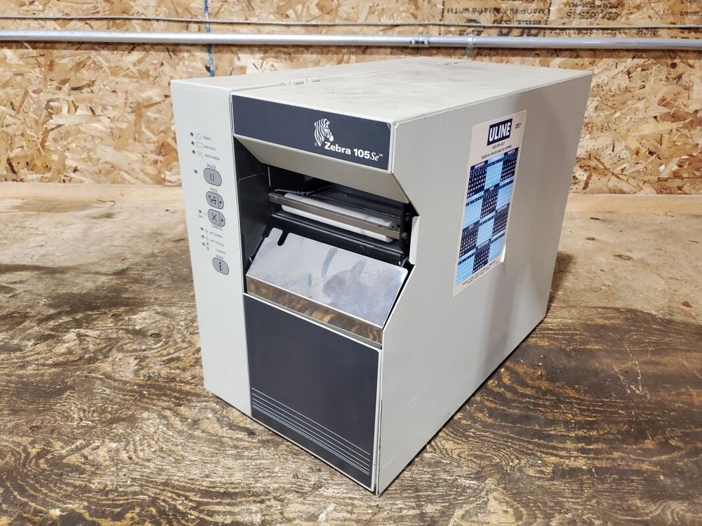 Zebra Z105SE Thermal Label Printer - Turns on - Not Tested