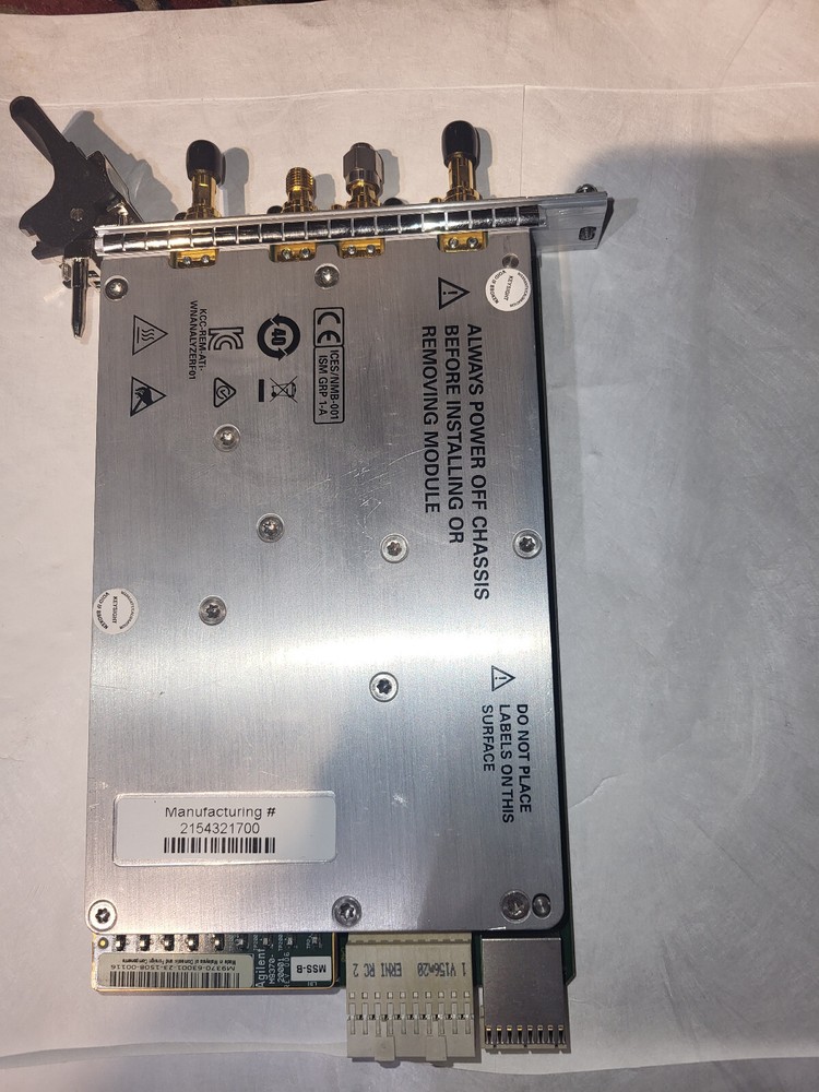 Agilent Keysight M9370A Network Analyzer PXI Vector Network Analyzer, up to 4GHz
