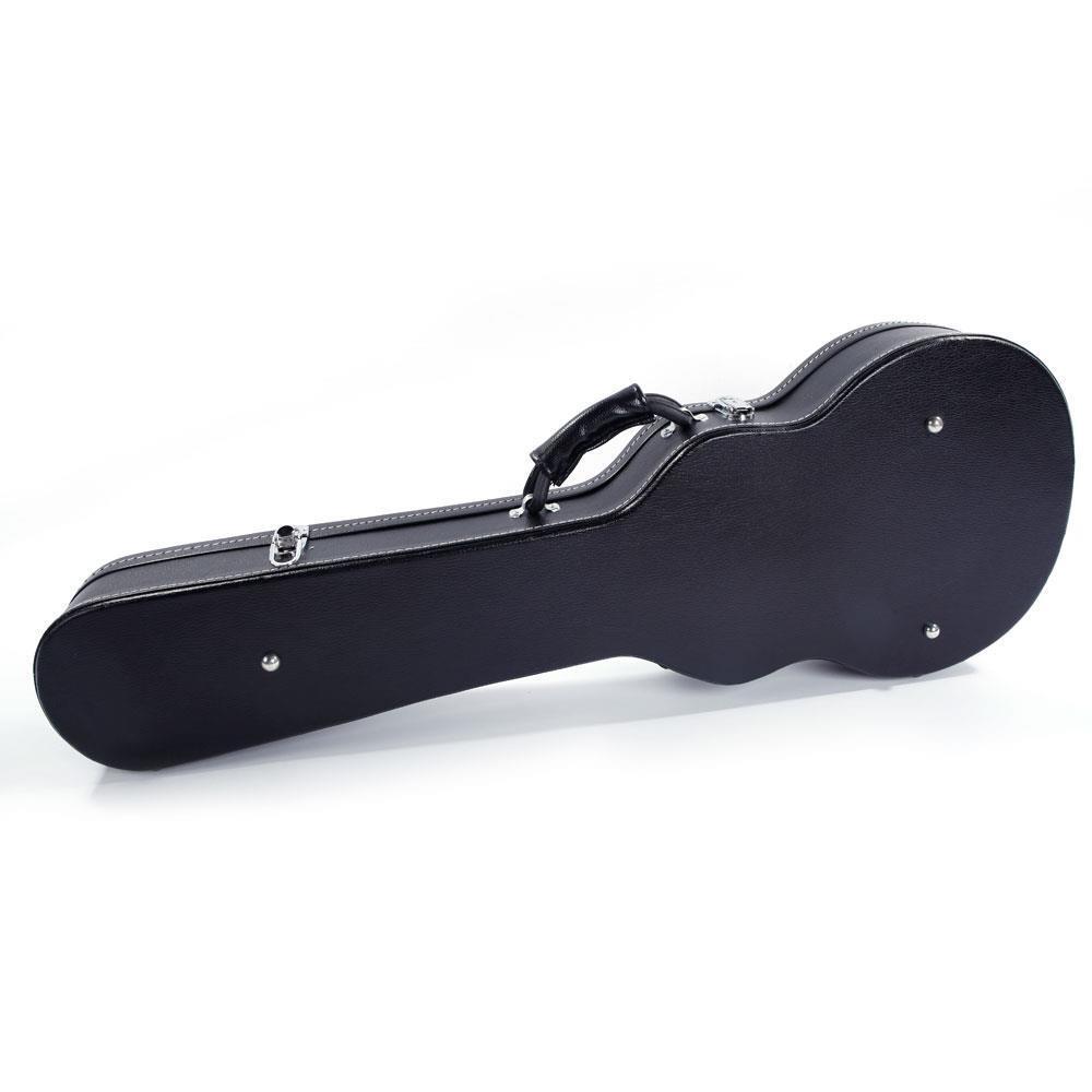 New Protable Glarry Microgroov Bulge Surface Electric Guitar Hard Case with Lock